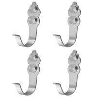 Wall Hooks Adhesive Coat Hooks For Wall 4 Pcs Heavy Duty Home Storage Accessories Stainless Steel Hooks For Bag Towel Coat Scarf useful