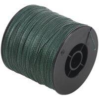 6X 500M 100LB 0.5Mm Super Strong Braided Fishing Line PE 4 Strands Color:Dark Green