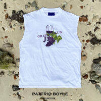 PATTRIC BOYLE / ST / SUMMER FRUITS CLUB T-SHIRT / เสื้อยืด แขนกุด พิมพ์ลาย แพลททริค บอยลย์ / CLUBGR02WH 02 CLUB