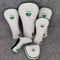 Golf Woods Headcovers สำหรับ Driver Fairway Putter 135UT Clubs Set Heads PU Leather Unisex Simple Golf Iron Head Cover