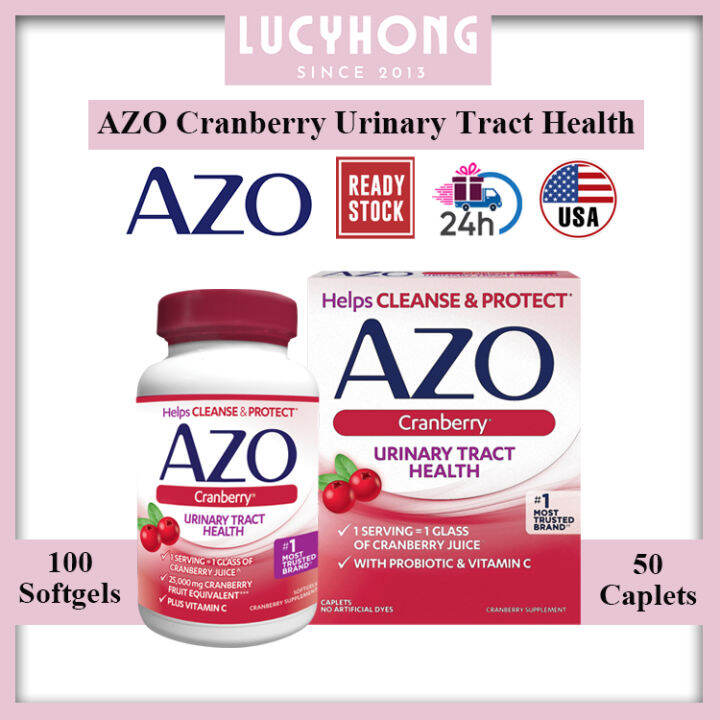 AZO Cranberry Urinary Tract Health /Cranberry 100 Softgels/Cranberry 50
