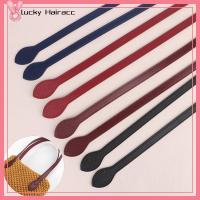 LUCKY HAIRACC 60ซม. ค่ะ อะไหล่กระเป๋าถือสำหรับผู้หญิง ถอดออกได้ หนังพียู สายคล้องกระเป๋าสะพายไหล่ ของใหม่ สีทึบทึบ สายคล้องกระเป๋าถือ DIY สำหรับผู้หญิง