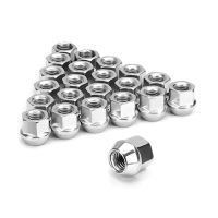 20 pcs Open End Lug Nuts M12   M14  1/2-20   9/16-18 3/4" (19mm) Hex  0.83(21mm) Height Cone Seat Wheel Nuts Nails  Screws Fasteners