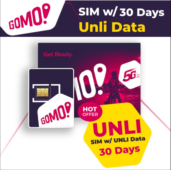 gomo sim unlimited data