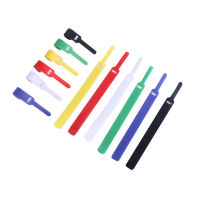 10/30/50/100PCS Releasable Cable Ties พลาสติกสีนำกลับมาใช้ใหม่ได้ Nylon Loop Wrap Zip Bundle Ties T-type Cable Tie Wire-qlcaee181