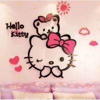 คิตตี้ hellokitty อะคริลิคตกแต่งผนัง 3D Myhellokitty hellokitty คิตตี้น่ารัก อคิลิค ตกแต่งบ้าน ตกแต่งห้องนอน ตกแต่งผนัง 3DStick อคิลิคติดผนัง อคิลิคตกแต่ง