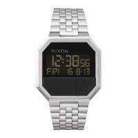 Nixon Re-Run Black NXA158000-00 นาฬิกาข้อมือผู้ชายและผู้หญิง สีเงิน