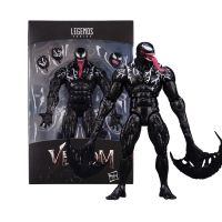 Venom SHF Hasbro Marvel Legends ตุ๊กตาขยับแขนขาได้ของเล่นเคลื่อนย้ายได้ร่วมเปลี่ยนใบหน้าแบบจำลองพระเยซูตุ๊กตาของสะสมสำหรับเป็นของขวัญของเล่น