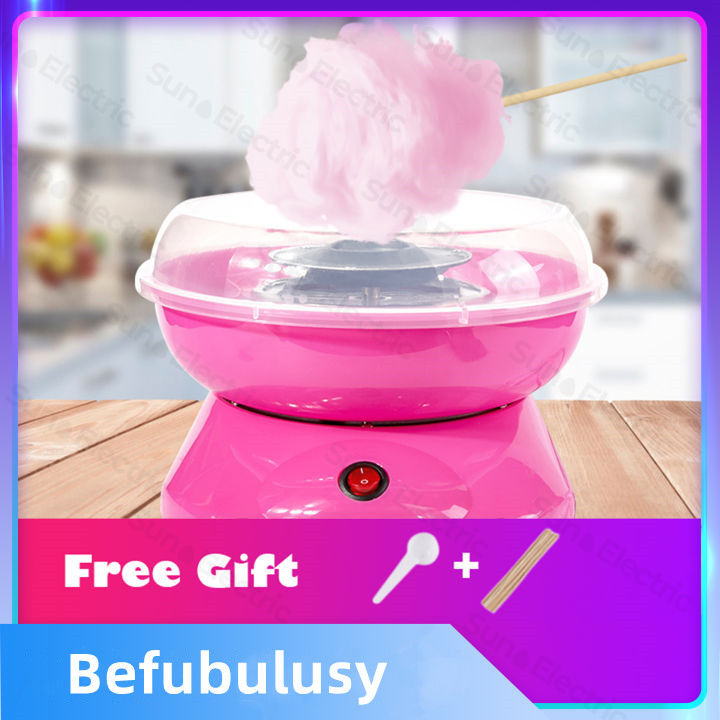 เครื่องทำสายไหม-cotton-candy-maker-สีชมพู-เครื่องทำสายไหม-mini-สีหวานสดใส-ใช้งานง่าย