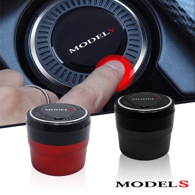 hot！【DT】□™  tesla model 3 X s Ycar ashtray cenicero Car Accessories