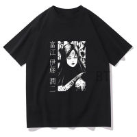 [Fashion] Horror Tomie Junji Ito Funny Men T Shirt Unisex Harajuku Tshirt Japanese Anime Tshirt Graphic Top Tee Male Cotton Couple Clothes Large Size XS-4XL-5XL-6XL