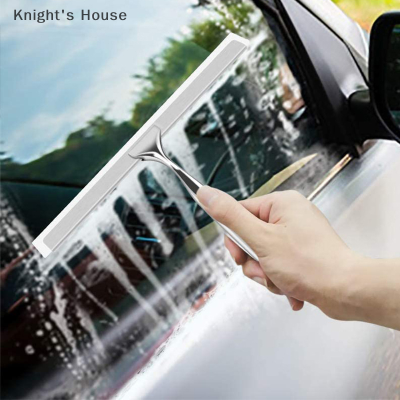 Knights House ไม้กวาดน้ำสแตนเลสสำหรับใช้ในครัวเรือนที่ทำความสะอาดกระจกที่กวาดหน้าต่างด้วยตะขอกาวในตัว