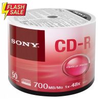 [ลดล้างสต็อค]Sony แผ่น CD-R แผ่นเดี่ยว 10 แผ่น (ไม่มีกล่อง เป็นซองแทน)  รุ่น 50CDQ-PACK #ฟีล์มสี  #ฟีล์มกล้อง  #ฟีล์มโพลารอยด์   #ฟีล์มหนัง  #กล้องฟีล์ม