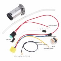 Durable Universal 12V Air Compressor Air Hose Wires and Relay for Air Horn Car Truck Vehicle