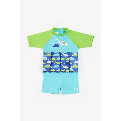 ชุดว่ายน้ำฝึกลอยตัว Mothercare swimsafe dino float suit 2-3 years UA427