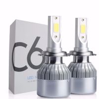 2CPS C6 H1 H3 Led Headlight Bulbs Ampoule H7 LED Car Lights H4 880 H11 HB3 9005 HB4 9006 H13 6000K 72W 12V 7200LM Auto Headlamps