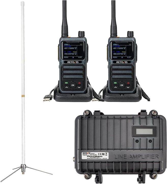 Retevis RT97 GMRS Mobile Radio Relay Communication Set, Full Duplex
