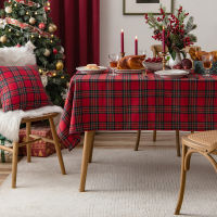 Christmas Table Centerpiece Tartan Tablecloth Royal Stewart Table Runner Festive Dinner Table Decor Tartan Sash Decoration