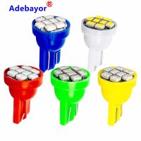 【CW】100PCS T10 8 SMD LED 1206 3020 8SMD w5w 194 168 Auto Car Wedge Clearance Light bulb Lamp Styling Yellow Green White Blue Red 12V