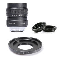 GloryStar 25มม. F1.4กล้องวงจรปิดทีวีเลนส์กล้อง C-N1 Mount Ring สำหรับ Nikon 1 J5 S2 J4 J2 AW1 S1 J3 V2 V1กล้อง