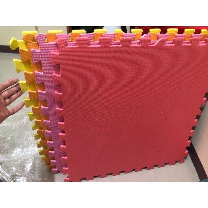 60X60 4pcs Plain Puzzle Floor Mat Kids Crawling Play Lazada PH