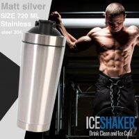 VAF แก้วเชค ICE SHAKER โปรตีน กระบอกเชค เวย์ แก้วชงเวย์ เก็บความเย็น ร้อน 26oz มี4สี คละสีขวดน้ำ แก้วเวย์  แก้วชงโปรตีน