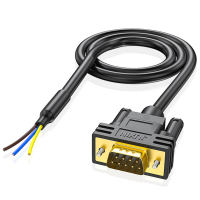 DB9 Male Female to RS232 Signal RS485 XH2.54-3P Cable 3 Core Terminal Line Control Line Pure Copper Shield