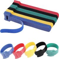 20PCS Reusable Cable Management Strap Cable Tie Back-to-back And Loop Cable Tie Nylon Strap Cord Organizer Cable Management