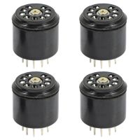 4X 9Pin Bakelite Vacuum Tube Socket Saver Base for 12AX7 12AU7 ECC82 ECC83 Amps, 8 Pcs