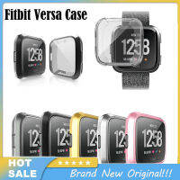 สำหรับ Fitbit Versa เคสซิลิโคน TPU บางพิเศษเคสหน้าจอปลอกคอกันสุนัขเลียป้องกัน
