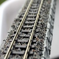 50g Standard HO Train Model Track Stone Simulation Rail Model Train Mini Sand Table Scene Toy Track Accessories