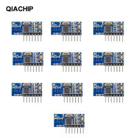 QIACHIP 10PCS 433Mhz Wireless Remote Control Switch 4CH RF Relay 1527 Learning Code Receiver Module For Led Light Lamp Diy Kit