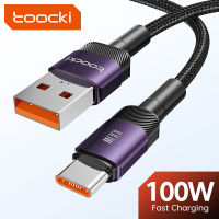 Toocki 6A USB Type CสายสำหรับXiaomi POCO Samsung Huawei 100W Fast Charger Charger USB Cข้อมูลสายไฟTypeCสำหรับRealme OPPO-asdewrwerds