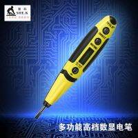 Digital Electrical Voltage Tester Meter Detector Pen Multi Sensor Vlotmeter 12 250V AC DC Volt Monitor Night Vision