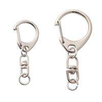 20pcs D-Shaped Buckle Hang Swivel Hook Jump Ring Pendant for DIY Handmade Working Key Chains