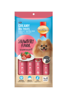 Smartheart Creamy dog treats ขนมสุนัข รส สตรอเบอร์รี่ บรรจุ 60g.