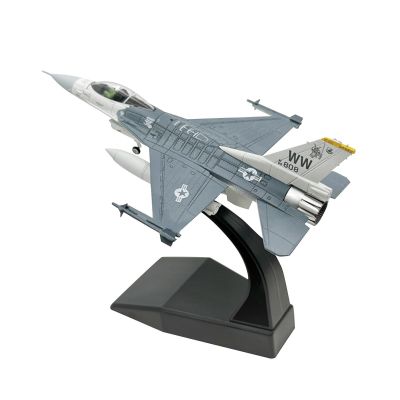 เครื่องบินรบ F16C ขนาด1/100เริ่มต้นจำลอง Ks ของเล่นหุ่นอัลลอยเครื่องบินประดับเครื่องบินสำหรับบาร์คาเฟ่สำนักงานชั้นวางหนังสือในบ้าน