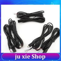 JuXie store 2meter 2pin 4pin core Type-C Male Female diy Power Supply Extension repair Wire USB 2.0 Cable Charger Connector Plug Data line