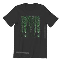 Binary Code Program Hipster TShirts The Matrix Neo Anderson Morpheus Film Male Harajuku Fabric Tops Men T Shirts Big Size