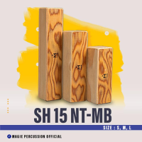 Magie Long Shaker Percussion รุ่น SH15S NT-MB เชกเกอร์ยาว เชกเกอร์ ไม้ หลายขนาด เครื่องดนตรี เครื่องเคาะจังหวะ พกพา เดินทาง