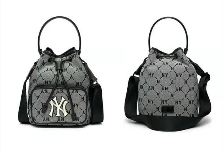 mlb-jacquard-bucket-bag-ny-full-standard-letter-tote-large-capacity-shoulder-bag-men-and-women-same-style-casual-bag