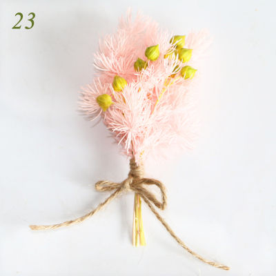 U2y7มินิธรรมชาติช่อดอกไม้งานแต่งงาน1ชิ้นถนอมความสดดอกไม้แห้ง Babysbreaths ของขวัญถ่ายภาพตกแต่ง