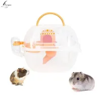 FANGAN กล่องกรงห้องน้ำหนูกันหนูทดลอง,ทนทานใช้ได้จริงสำหรับพร้อมที่จับหนูแฮมสเตอร์พลาสติกกล่องผู้ให้บริการหนูทดลองกรงเลี้ยงนก/หนูบ้านกระรอก