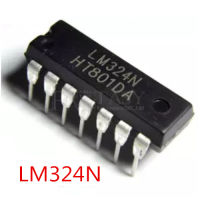 10Pcs LM324N เครื่องขยายสี่พลัง DIP-14 LM324