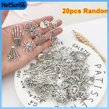 20Pcs Halloween Cross Design Charms Pendants DIY Jewelry Bracelet Making  Charms