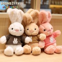 Cute Rabbit Plush Toy Cartoon Animal Dressed Long Ear Bunny Soft Stuffed Sleeping Companion Doll Children Boy Girl Gift For Kids