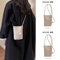 Summer high-end niche messenger mini small bag female 2023 new summer small and light white mobile phone bag 【QYUE】