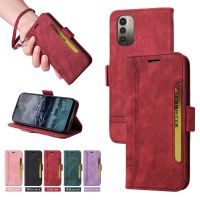 สำหรับ Nokia G21/G11เคสโทรศัพท์กระเป๋าสตางค์หนังแม่เหล็กพร้อมขาตั้งพลิกช่องการ์ดเคสโทรศัพท์