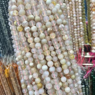 [COD] Agate Beads Loose Translucent Floating Matching Accessories Wholesale Qiao En