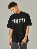 [หรูหรา] ฮิปฮอปสตรี Trapstar พิมพ์เสื้อยืดผู้ชาย U Nisex เสื้อยืด Y2k เสื้อผ้าฮาราจูกุหลวม Tee ท็อปส์เสื้อเสื้อผ้าเสื้อผ้าขนาดใหญ่